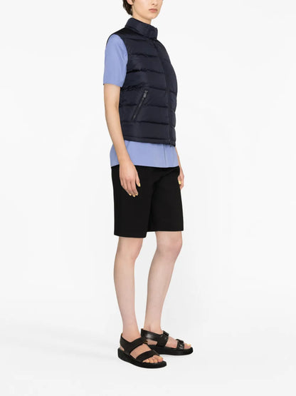 Padded Zip-Fastening Gilet