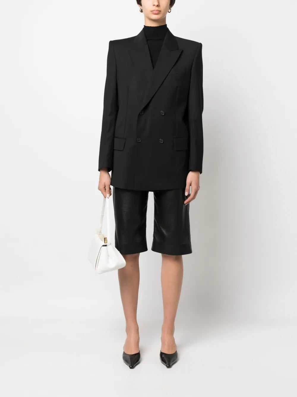 Double-Breasted Merino Blazer
