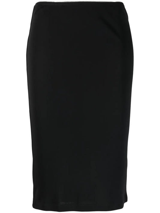 Jersey-Knit Pencil Skirt