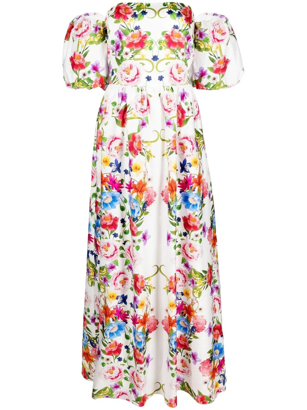 Juliet Off-Shoulder Puff-Sleeve Dress