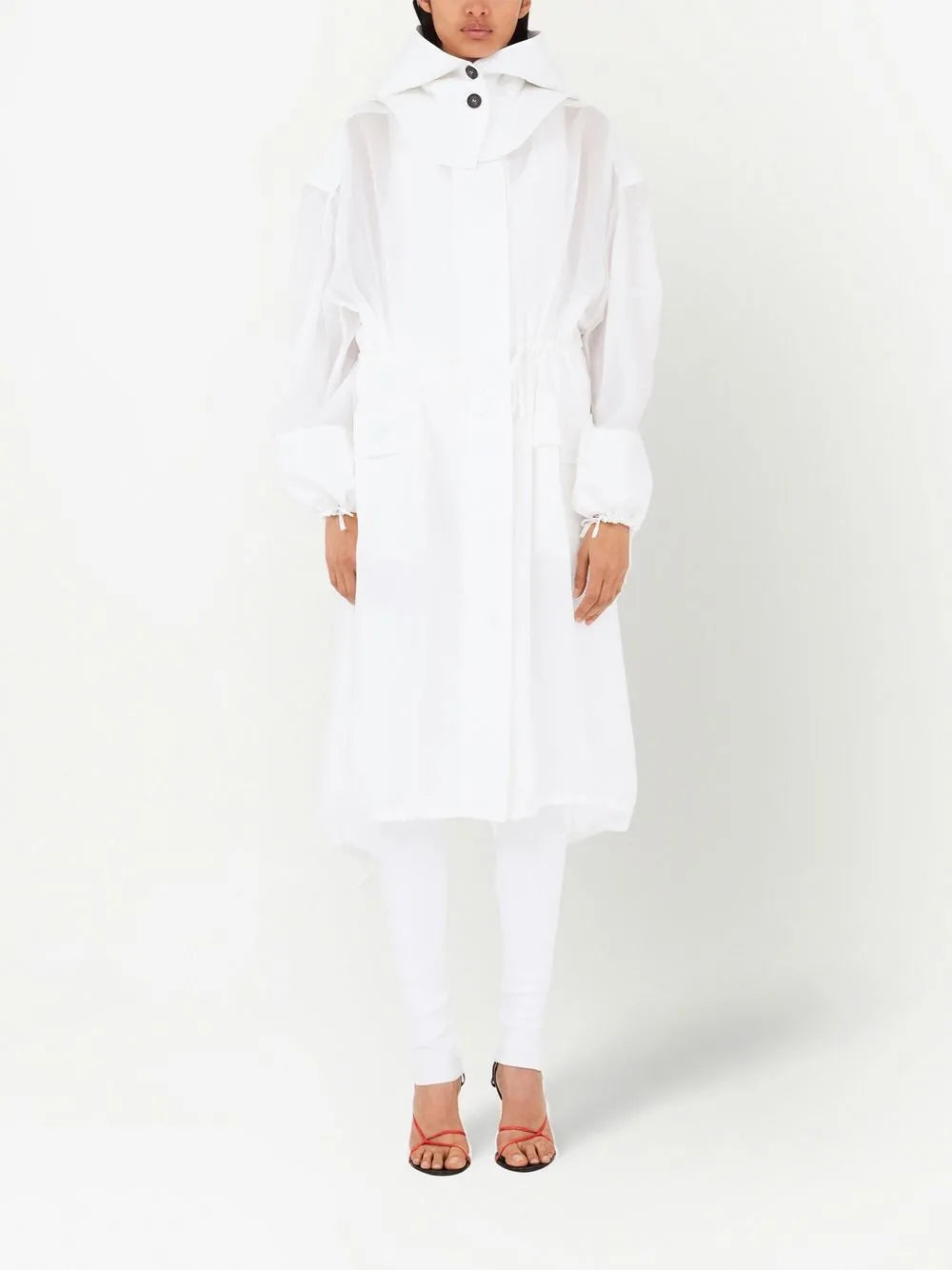 Unlined Organza Trench