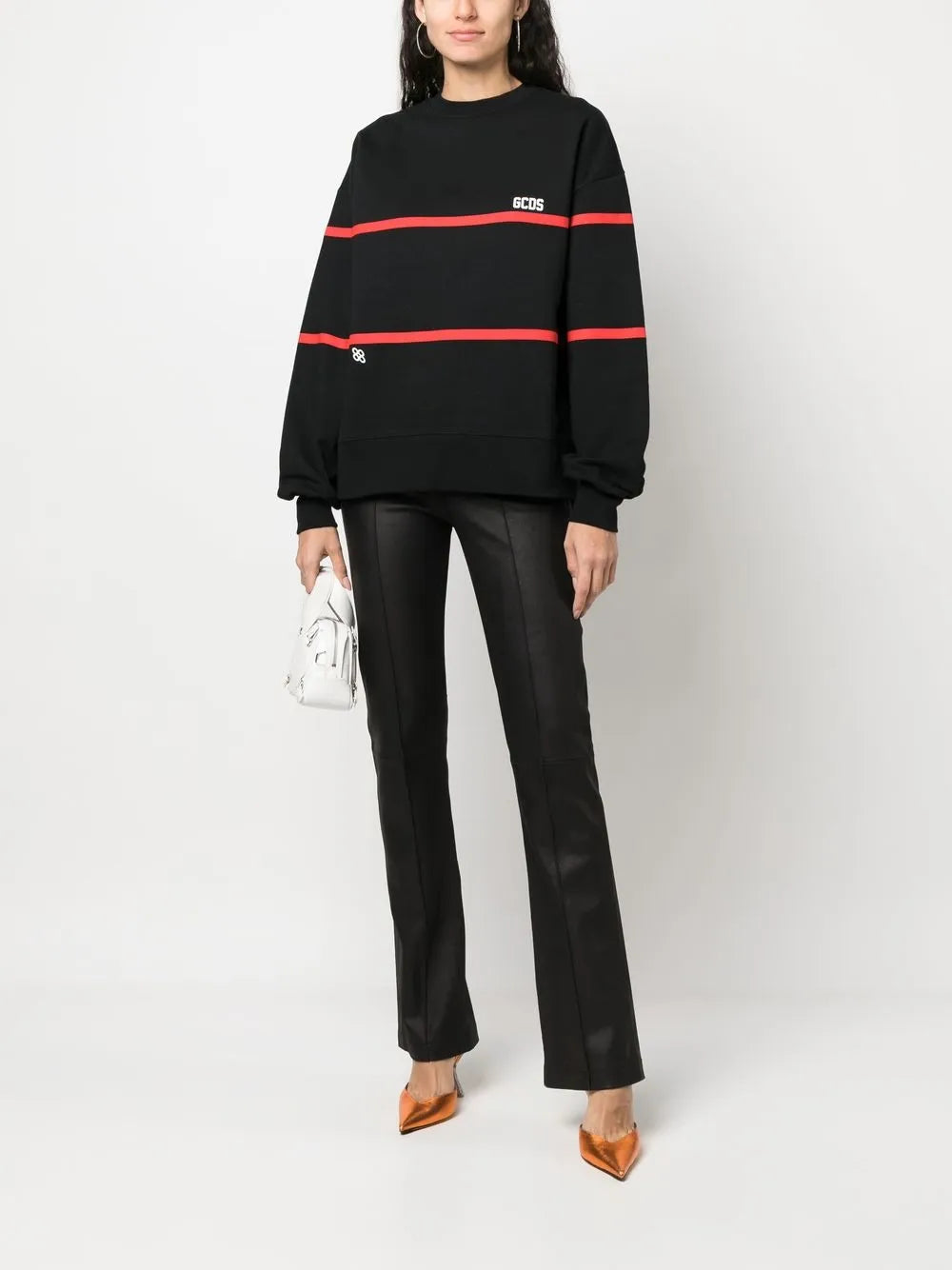 Stripe-Detailed Sweatshirt