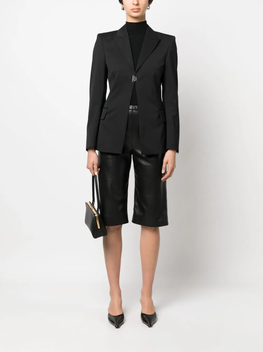 Buckle-Fastening Blazer