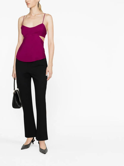 Flared Jersey Trousers
