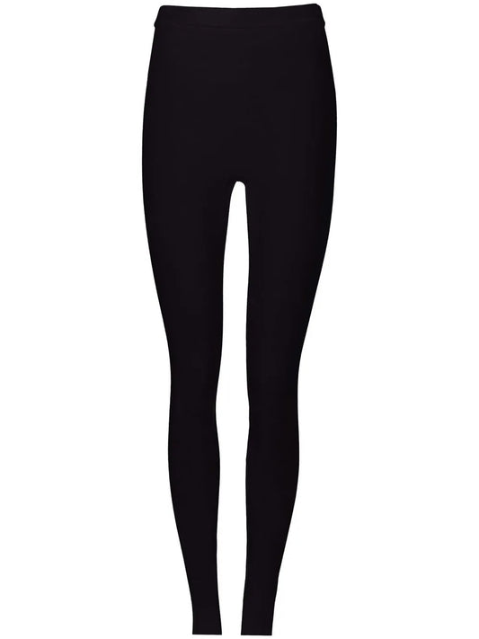 Logo-Plaque Stretch-Fit Leggings