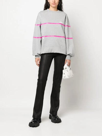 Stripe-Detailed Sweatshirt