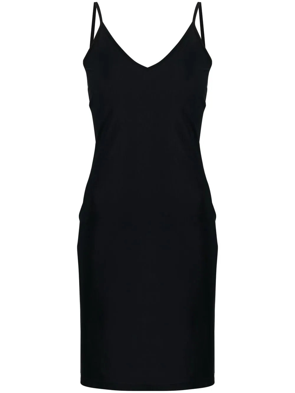 V-Neck Slip Minidress