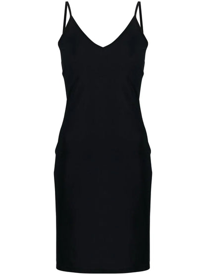 V-Neck Slip Minidress
