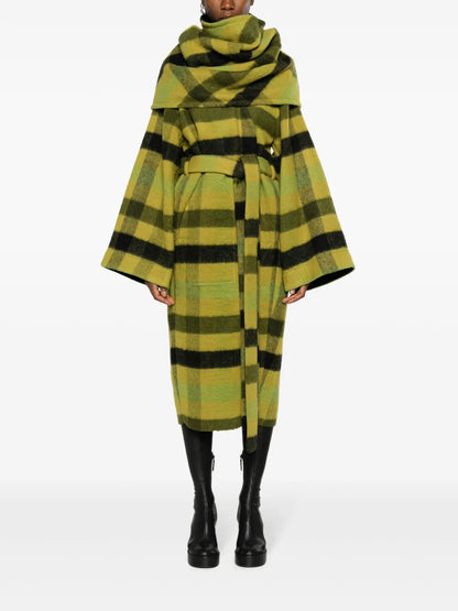 Cappotto Check-Print Coat