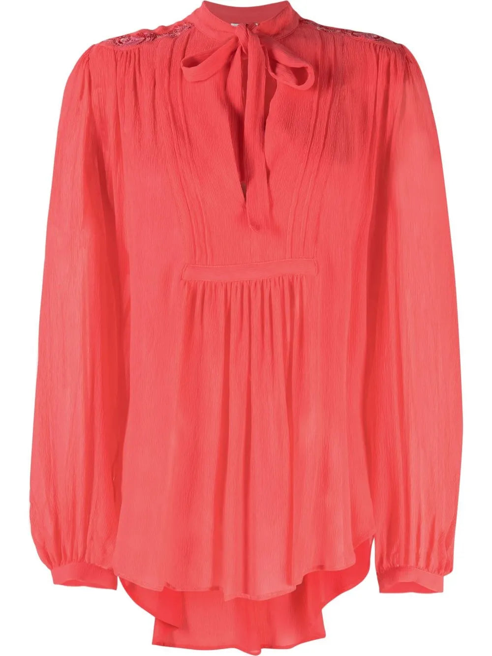 Bow-Detailed Silk Blouse