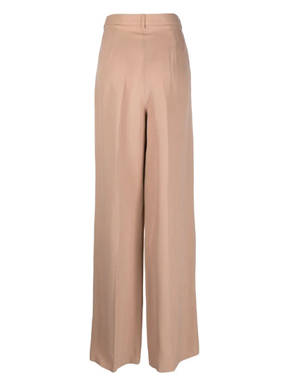 High-Waisted Straight-Leg Trousers