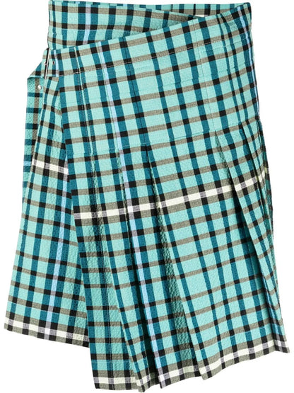 Tartan-Print Mini Kilt