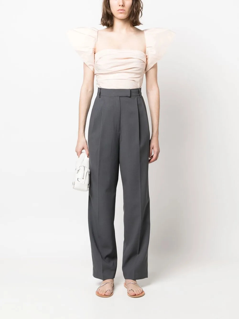 Ruched Gathered Blouse