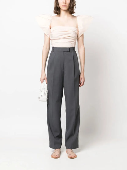 Ruched Gathered Blouse