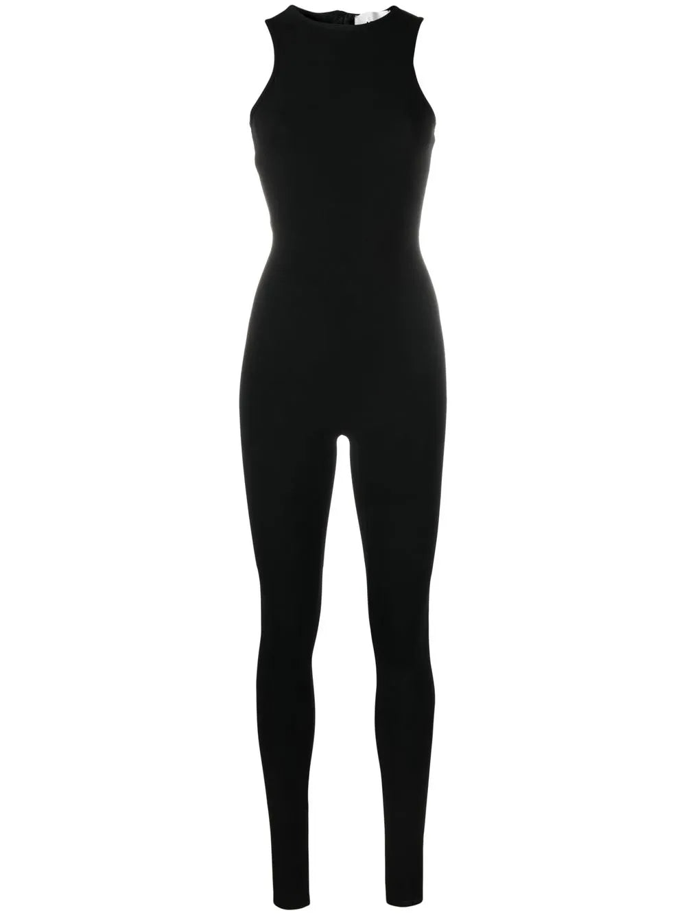 Sleeveless Crew-Neck Catsuit