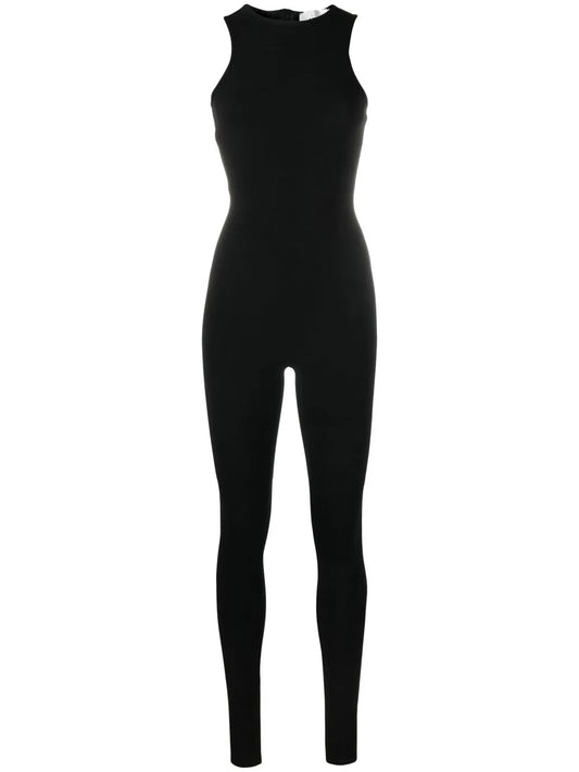 Sleeveless Crew-Neck Catsuit