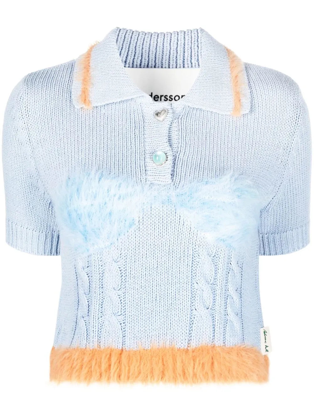 Contrasting-Border Knitted Pollo Shirt