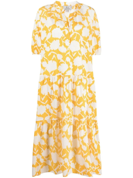 Floral-Print Cotton Dress