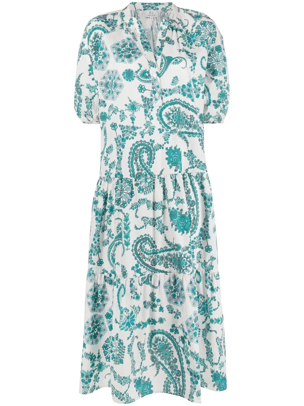 Paisley-Print Cotton Dress