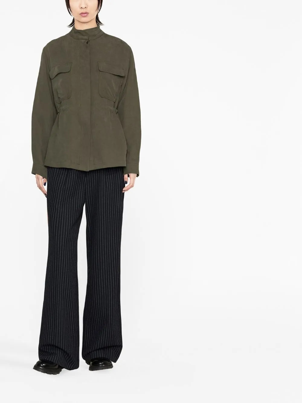Concealed-Fastening Fitted Jacket
