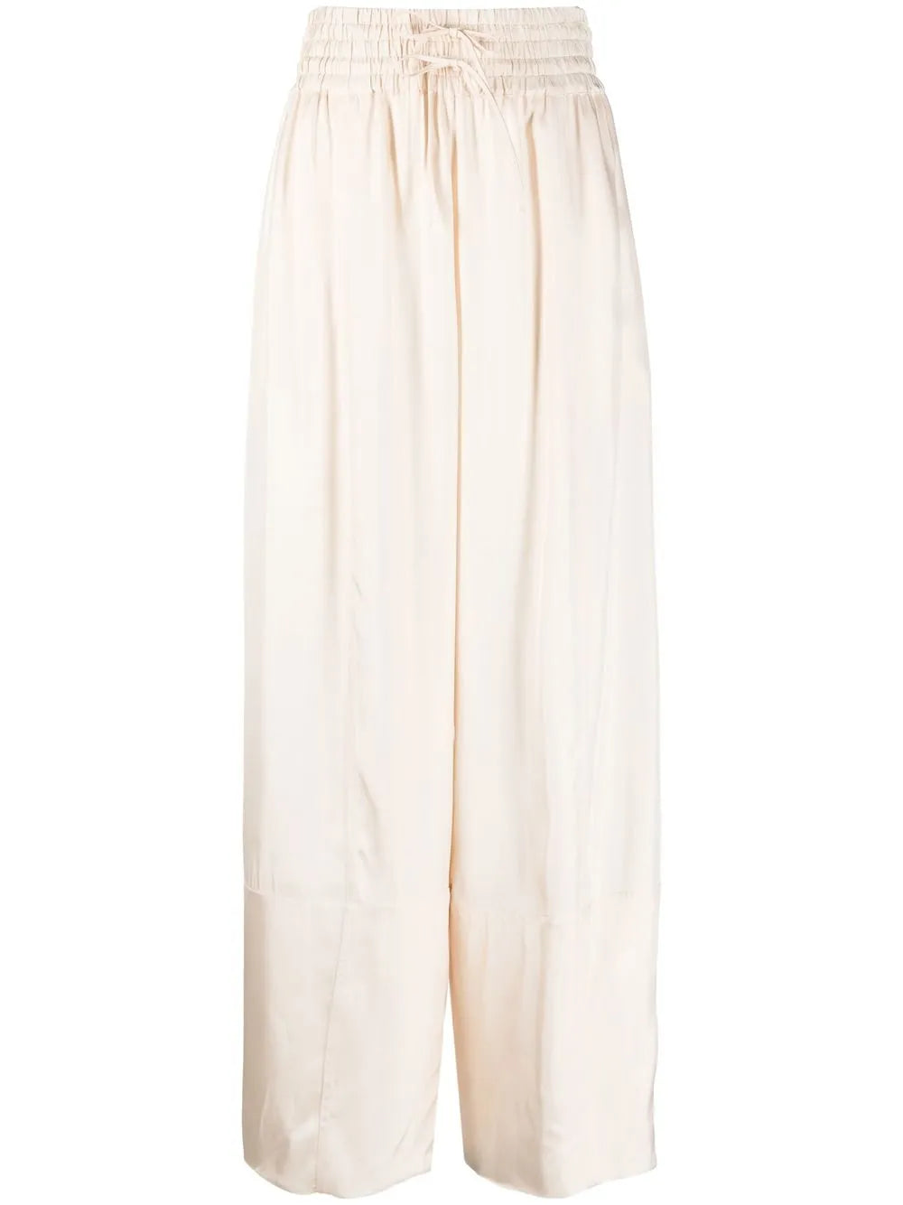 Pressed-Crease Palazzo Pants