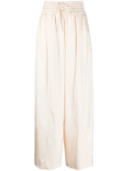 Pressed-Crease Palazzo Pants