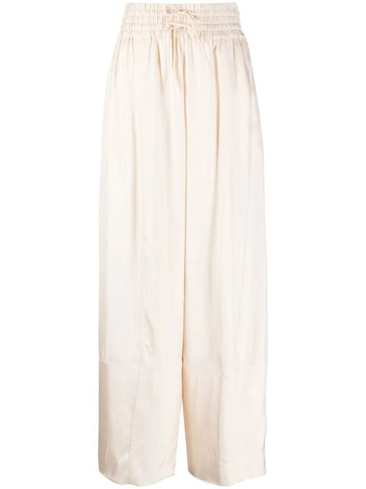 Pressed-Crease Palazzo Pants