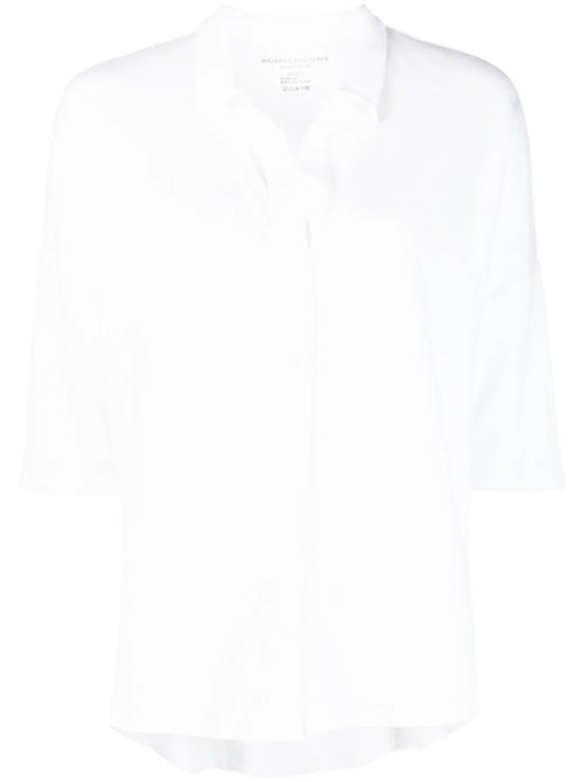 Half-Length Linen Shirt