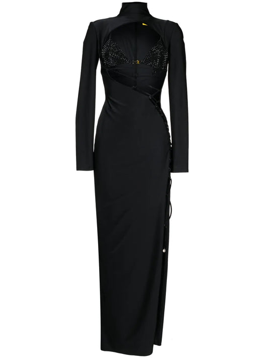 Open Front Criss-Cross Dress