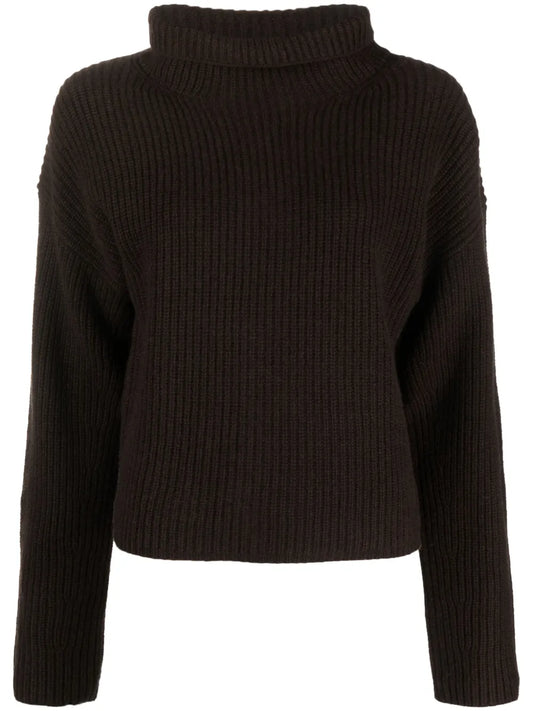 Roll-Neck Chunky-Knit Jumper