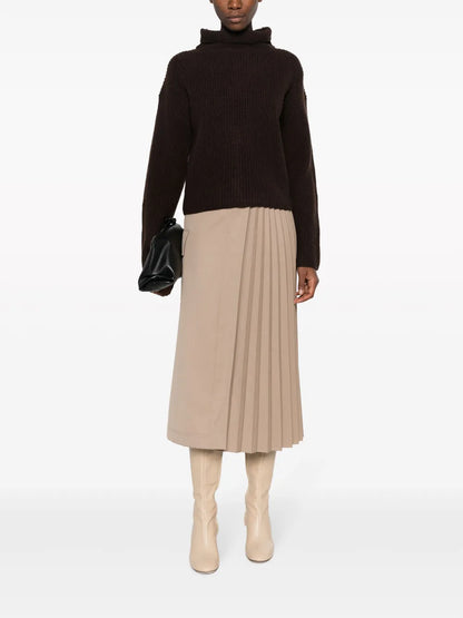Roll-Neck Chunky-Knit Jumper
