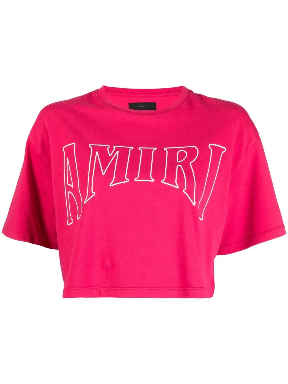 Logo-Print Cropped T-Shirt