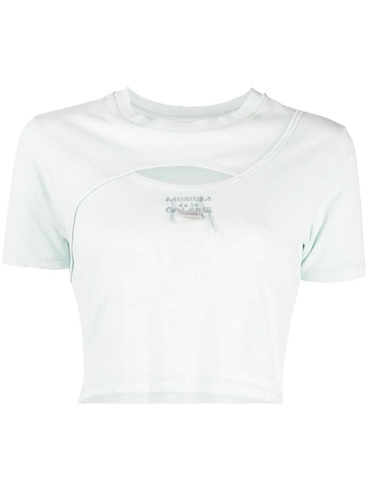 Cut-Out Cropped Top