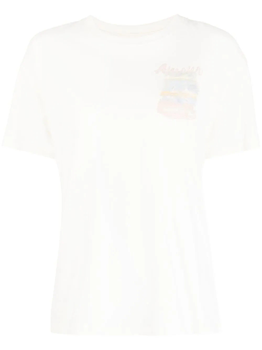 Illustration-Print Shortsleeved T-Shirt