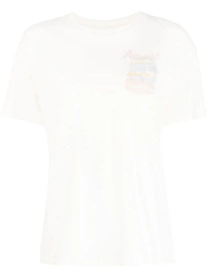 Illustration-Print Shortsleeved T-Shirt