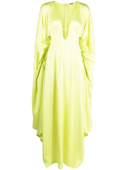 Winona Satin-Finish Long Dress