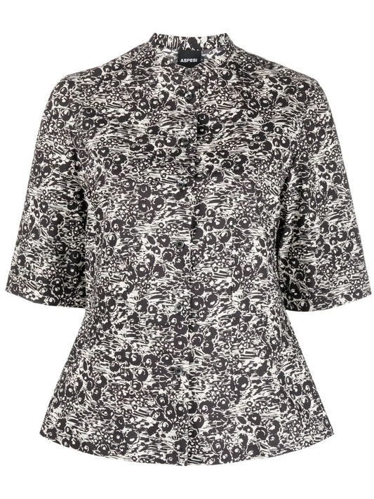 All-Over Print Half Sleeve Shirt