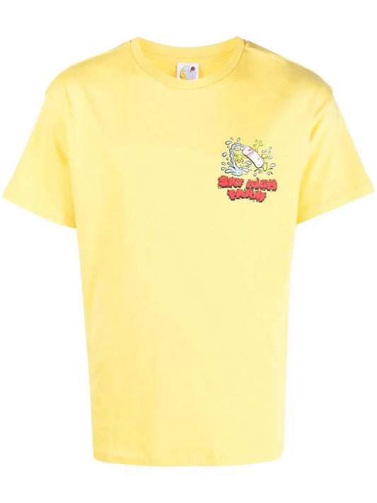 Chest Logo-Print Detail T-Shirt