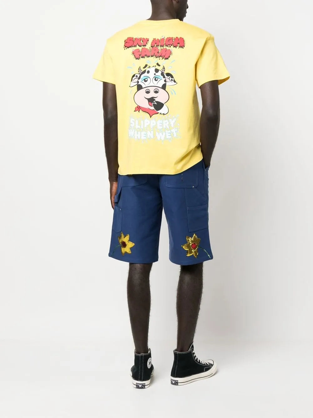Chest Logo-Print Detail T-Shirt