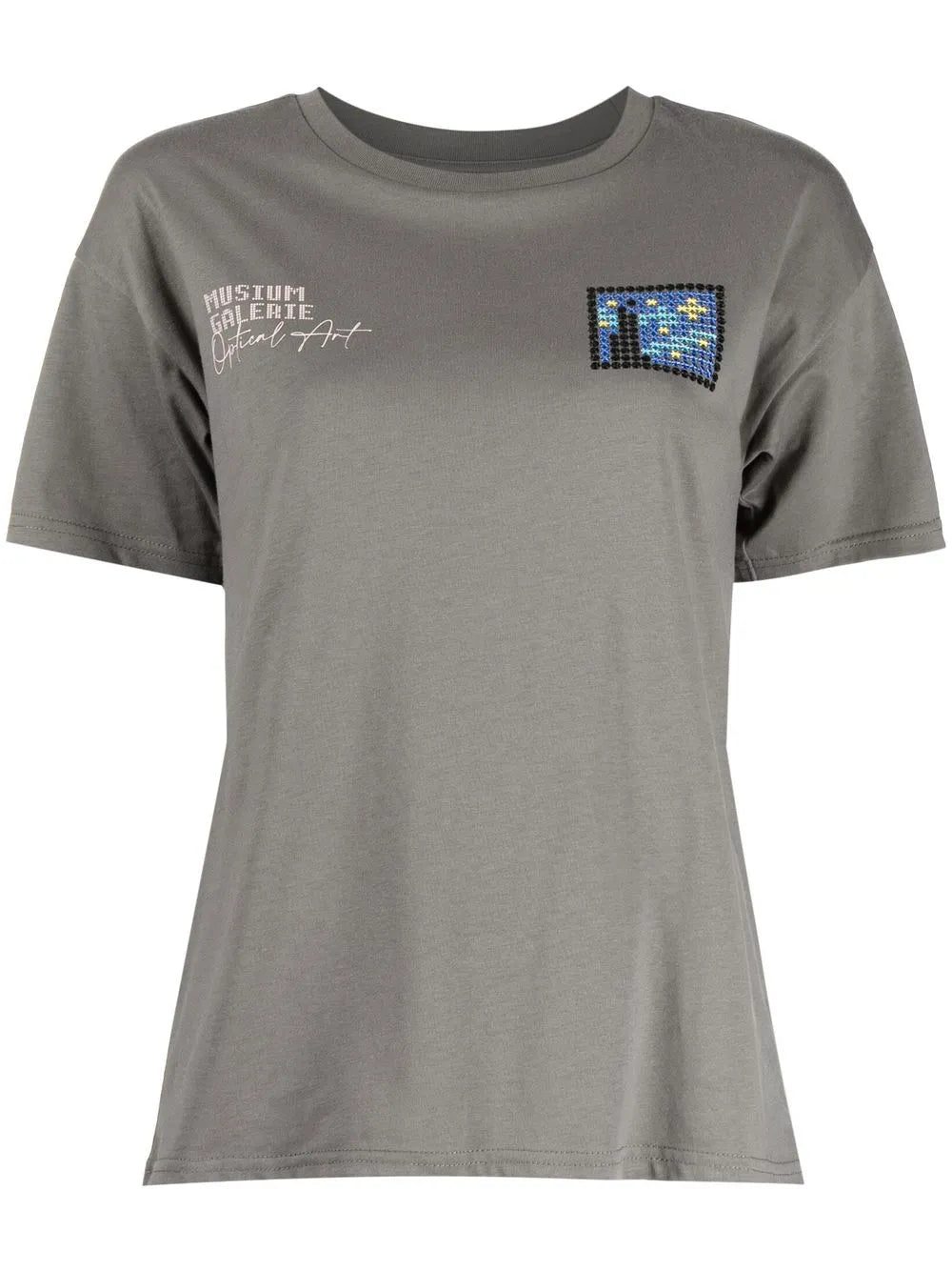 Graphic-Embroidered Cotton T-Shirt