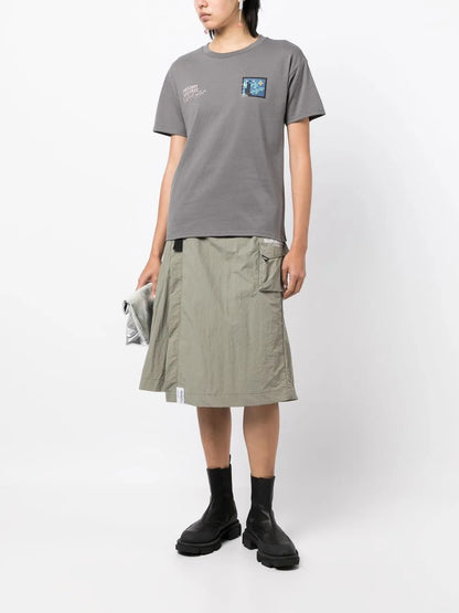 Graphic-Embroidered Cotton T-Shirt
