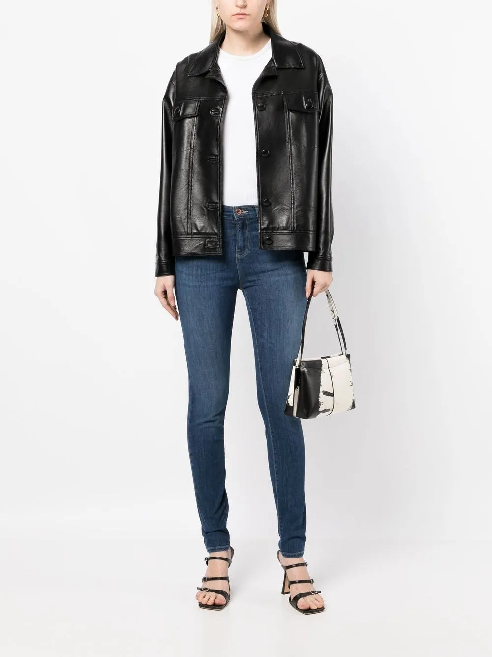 Skinny-Cut Leg Jeans