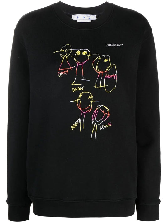 Graphic-Print Cotton Sweatshirt