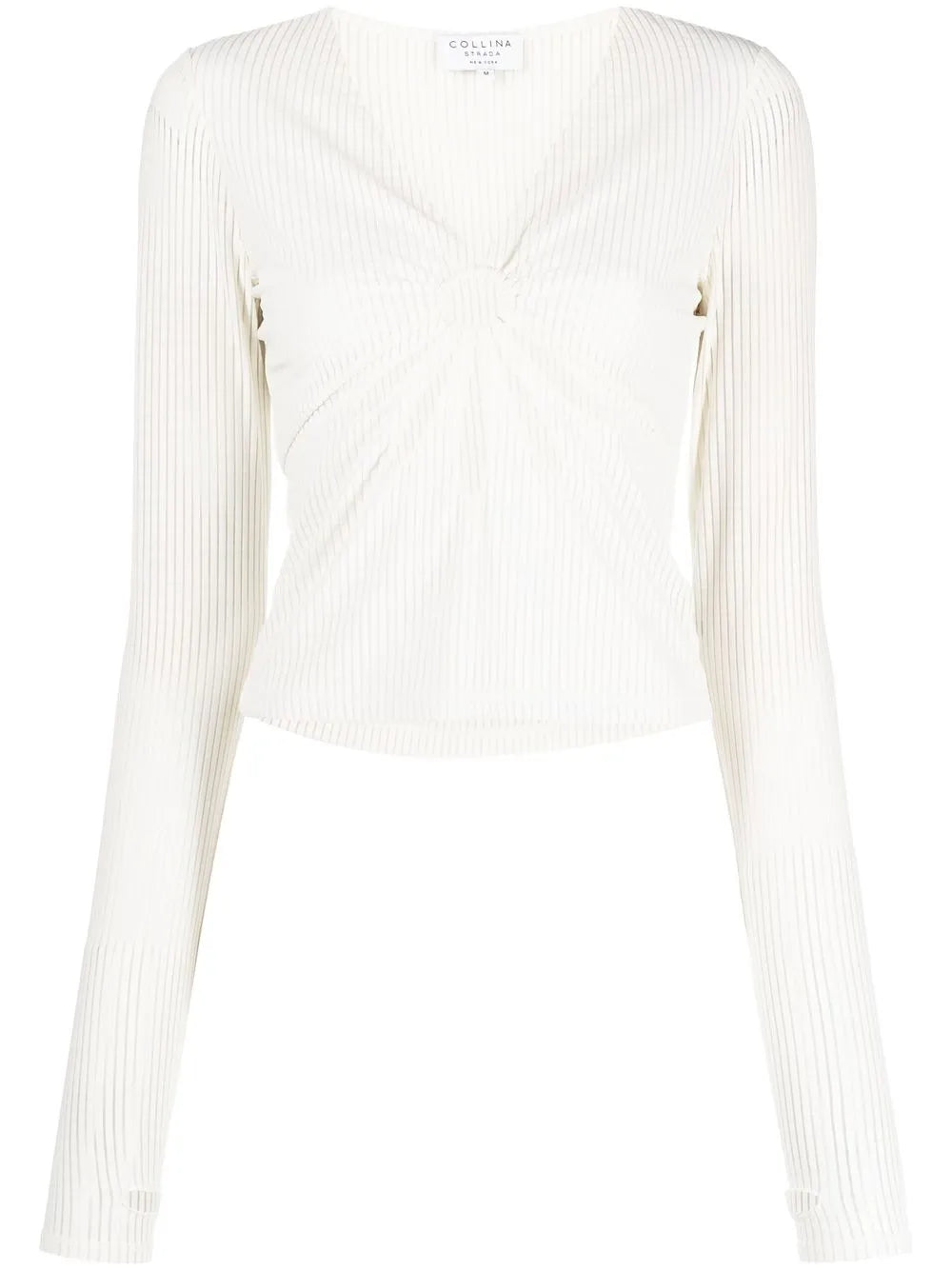 Cut-Out Detailing V-Neck Top