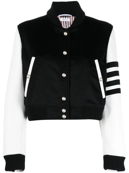 Varsity Panelled Bomber Jacket