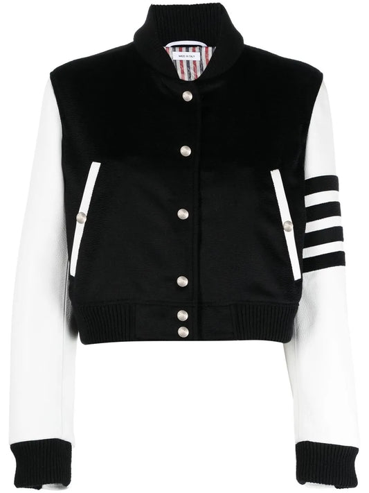 Varsity Panelled Bomber Jacket
