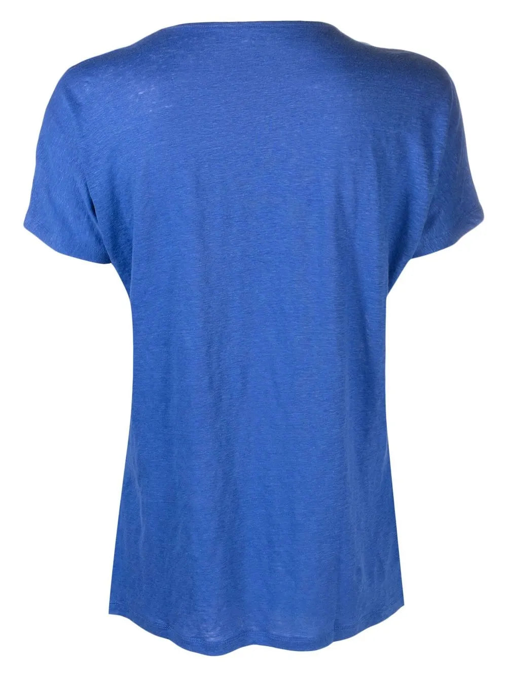 Short-Sleeve Linen-Blend T-Shirt
