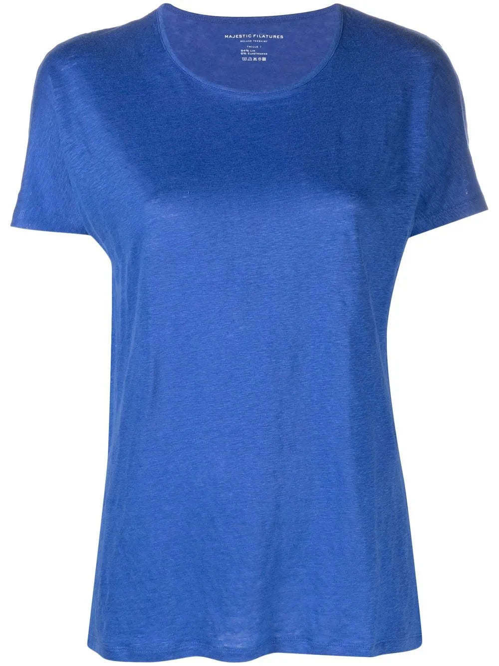 Short-Sleeve Linen-Blend T-Shirt