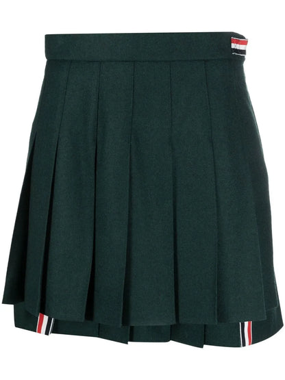Pleated Mini Skirt