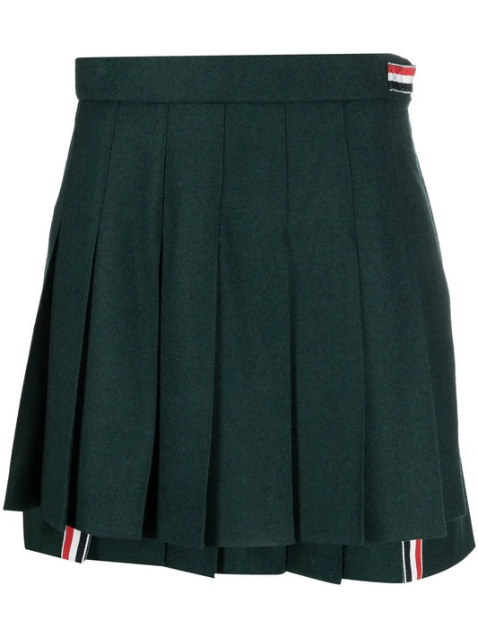 Pleated Mini Skirt